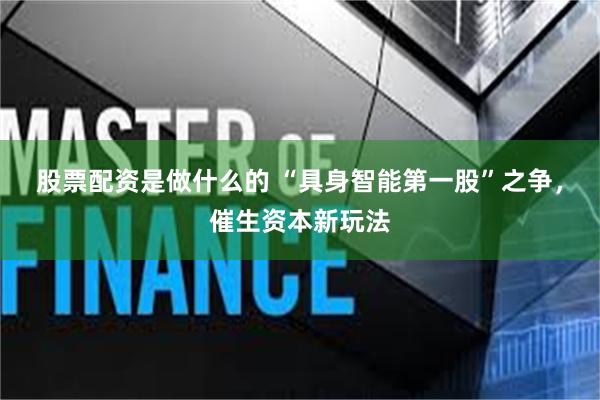 股票配资是做什么的 “具身智能第一股”之争，催生资本新玩法
