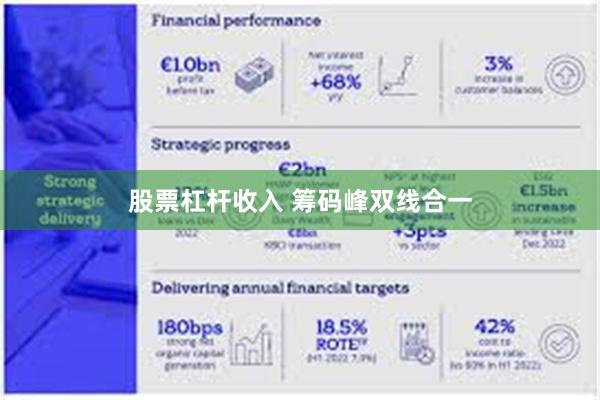 股票杠杆收入 筹码峰双线合一